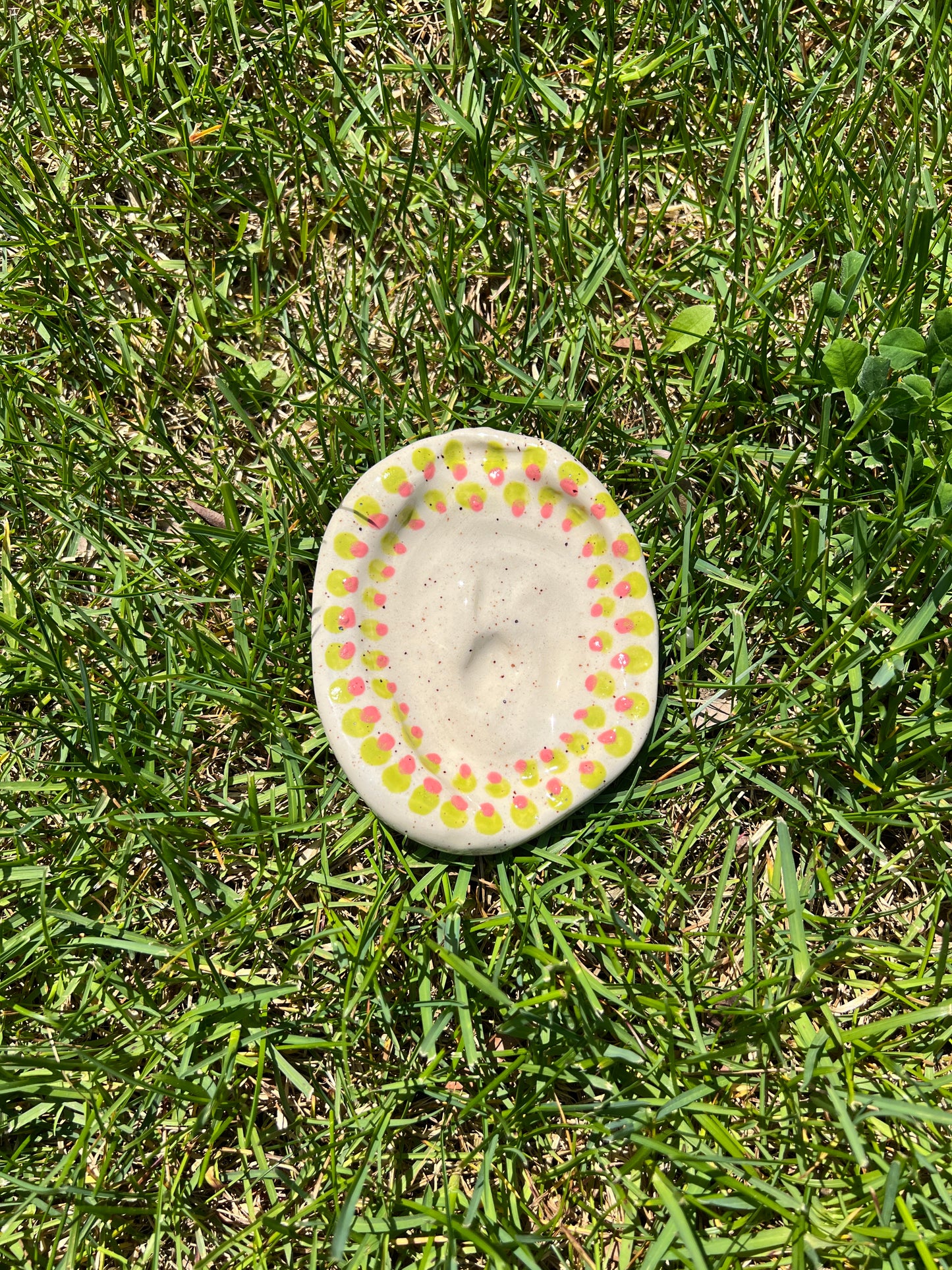 Double Spotted Blotchy Dish Large