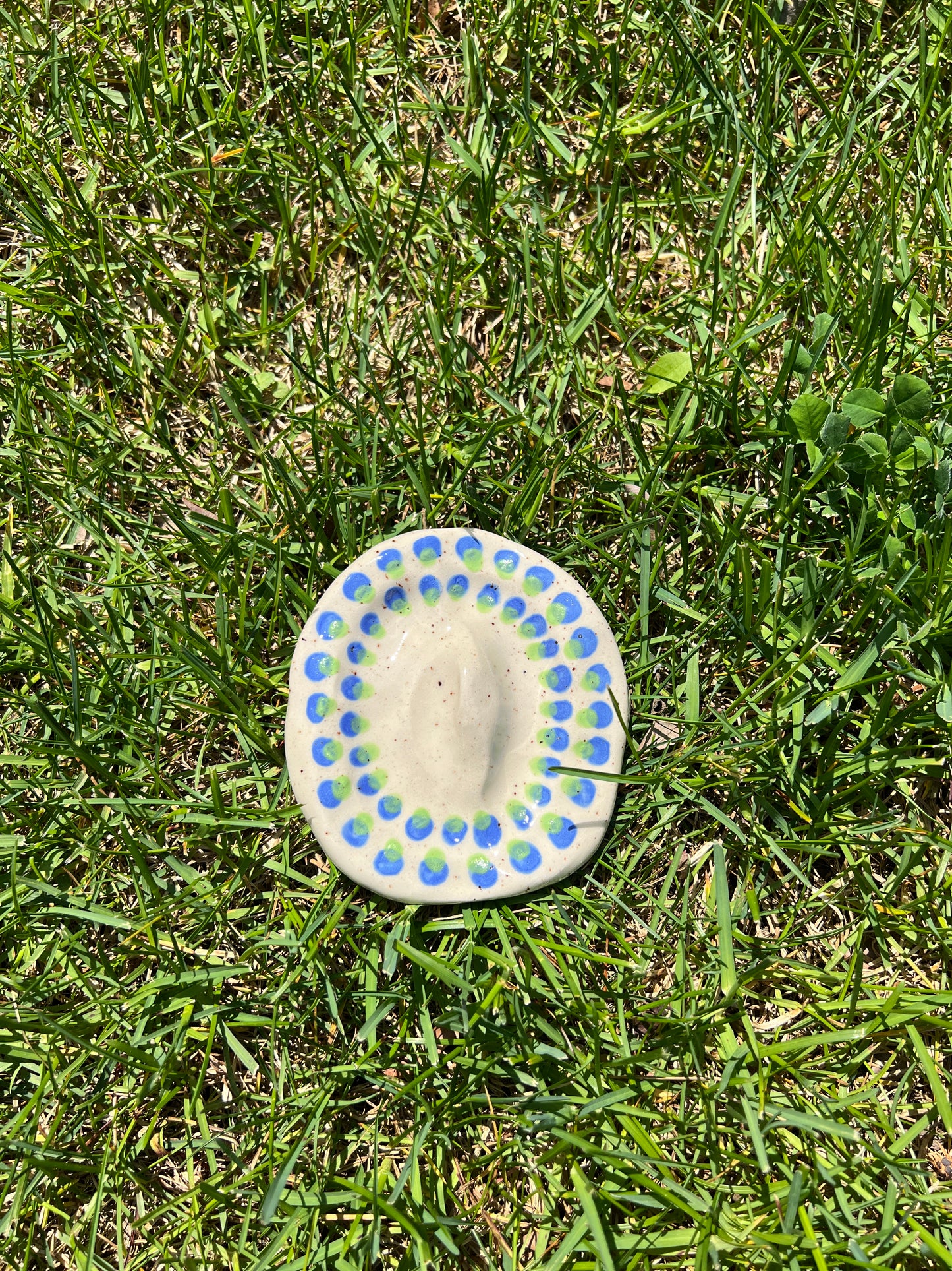 Double Spotted Blotchy Dish Large