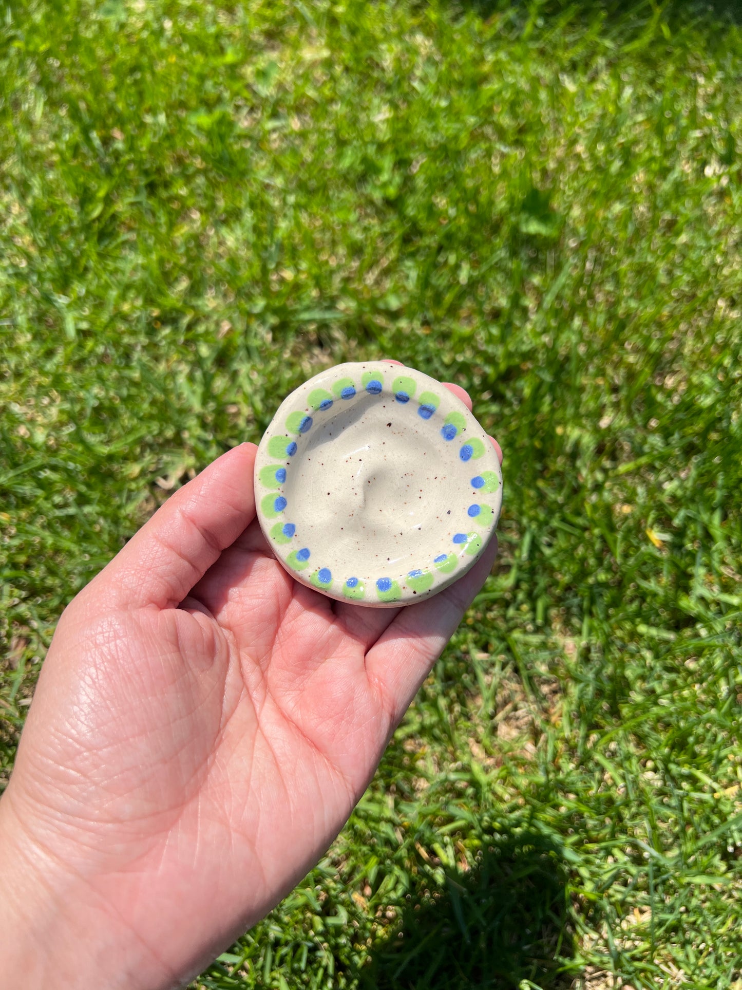 Blotchy Spotted Mini Dish