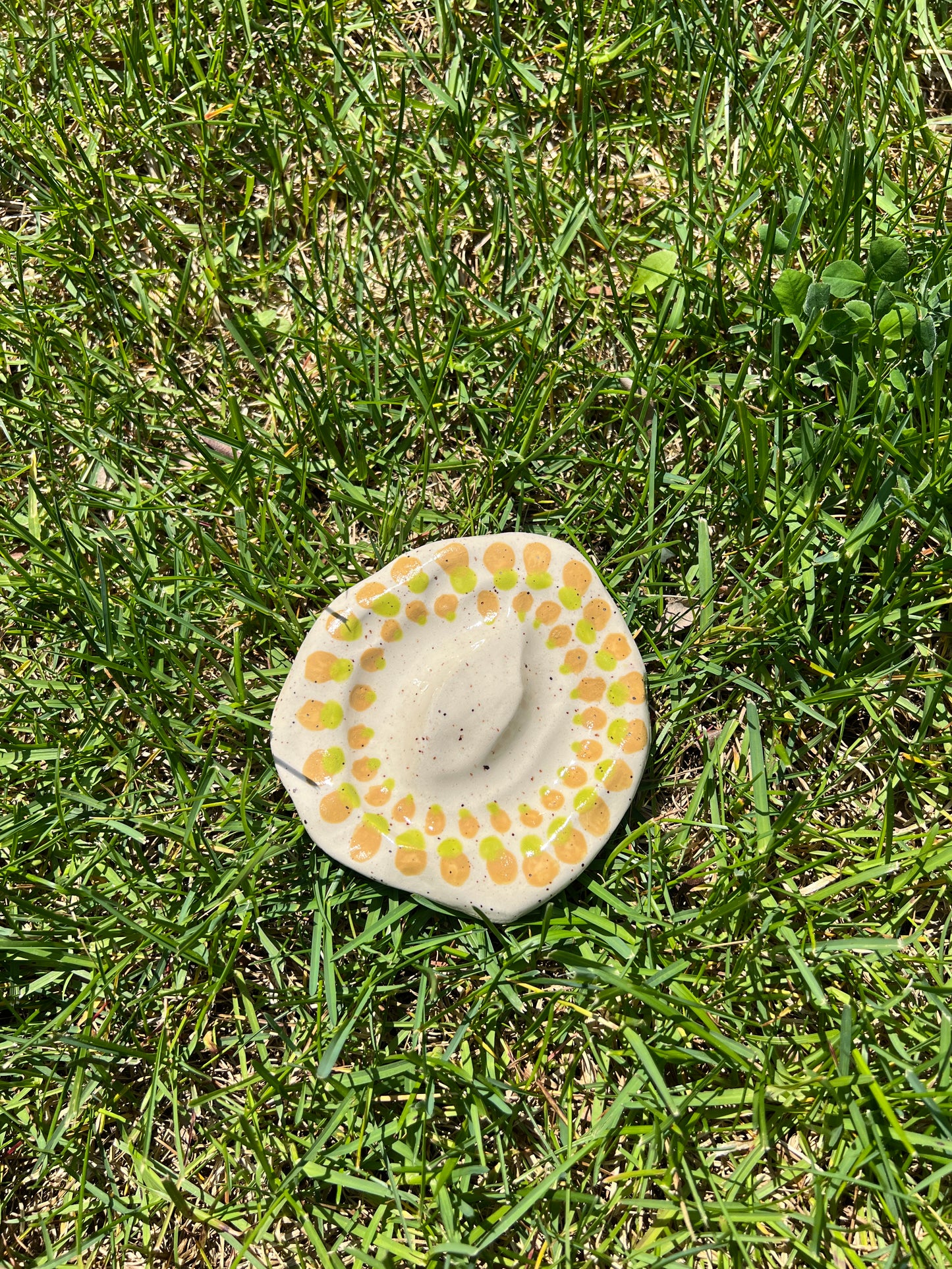Double Spotted Blotchy Dish Large