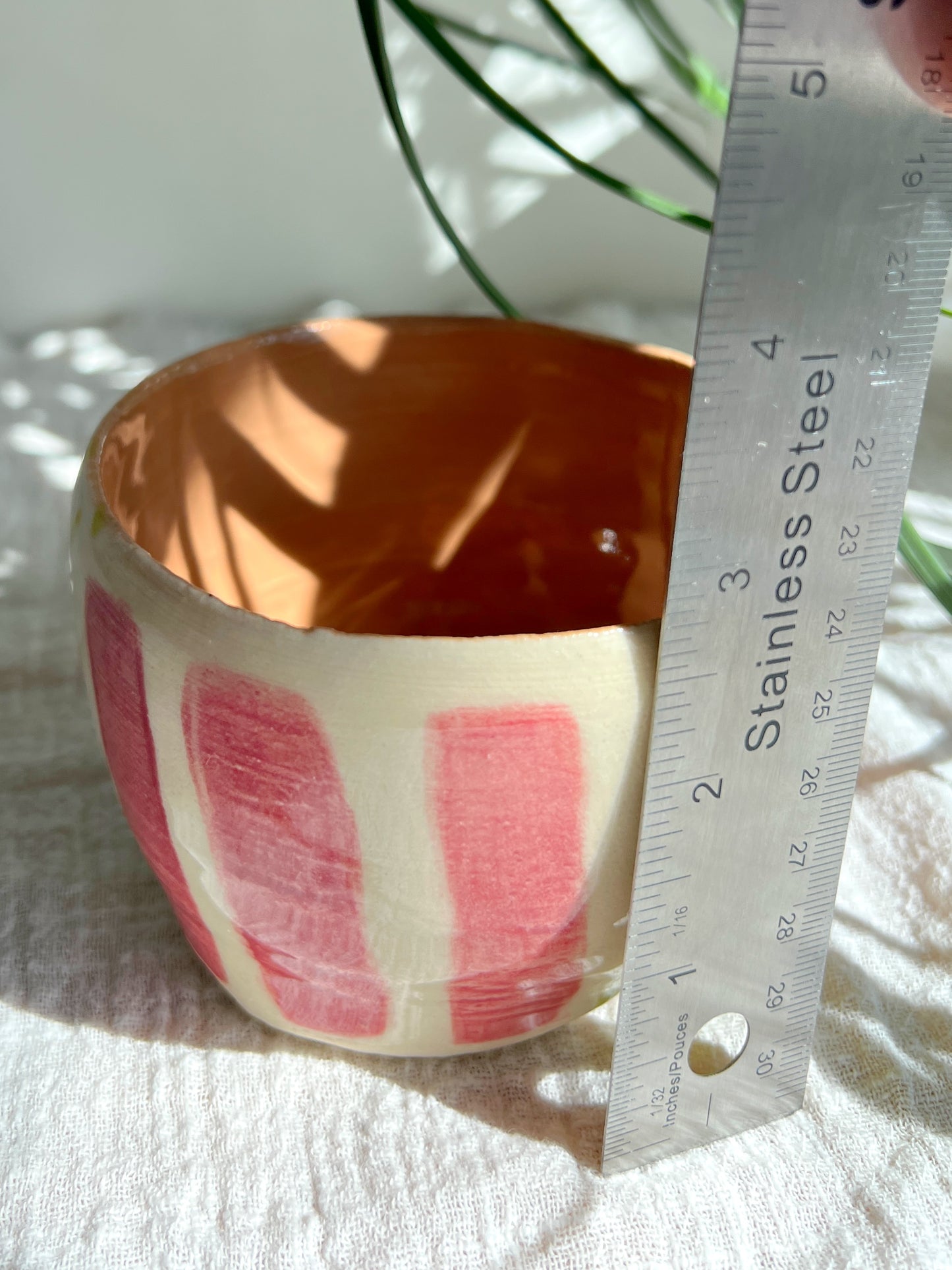 Tan Multicolour Blobby Cup