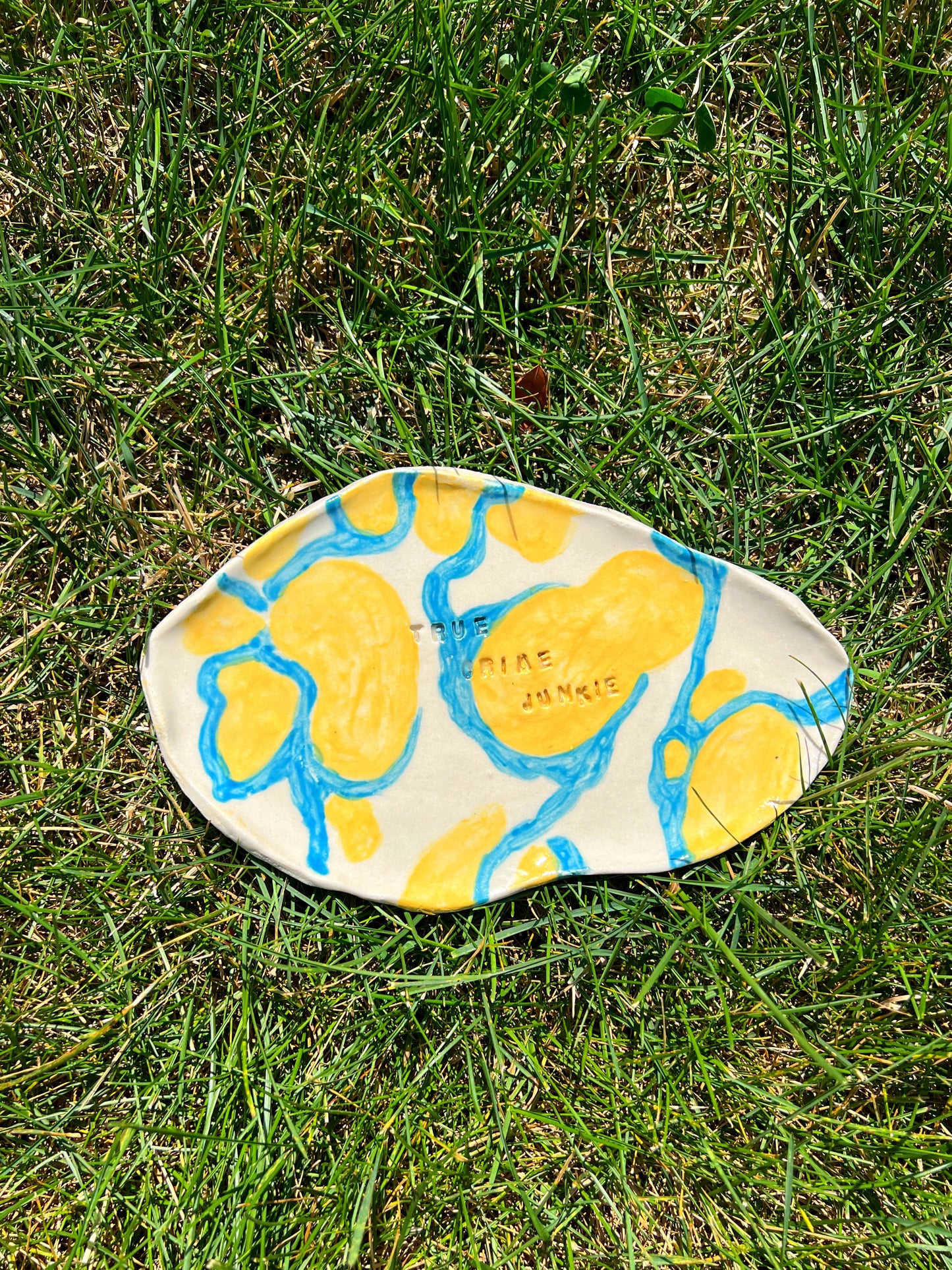 True Crime Junkie Lava Lamp Plate