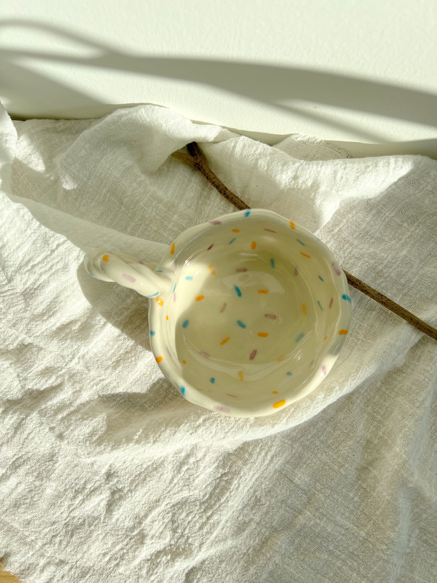 Purple Orange Blue Sprinkle Mug