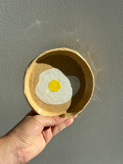 Speckled Sunny-Side Egg Plate