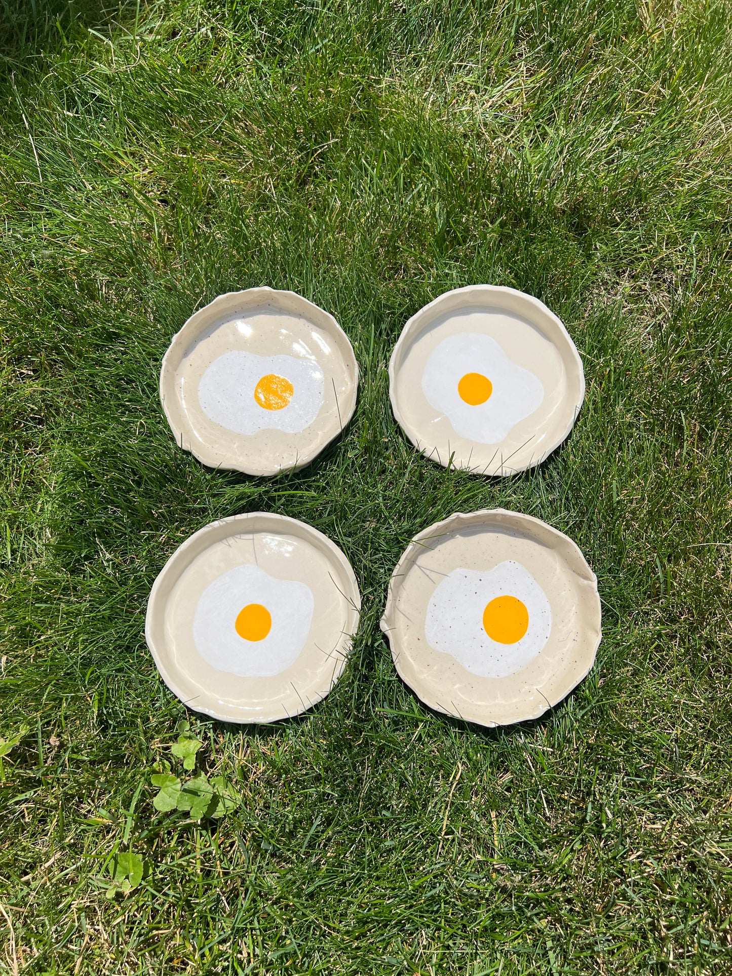 Sunny-Side Egg Plate