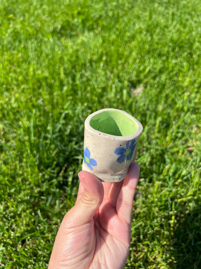 Flowery Shot Glasses