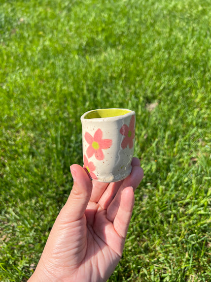 Flowery Shot Glasses