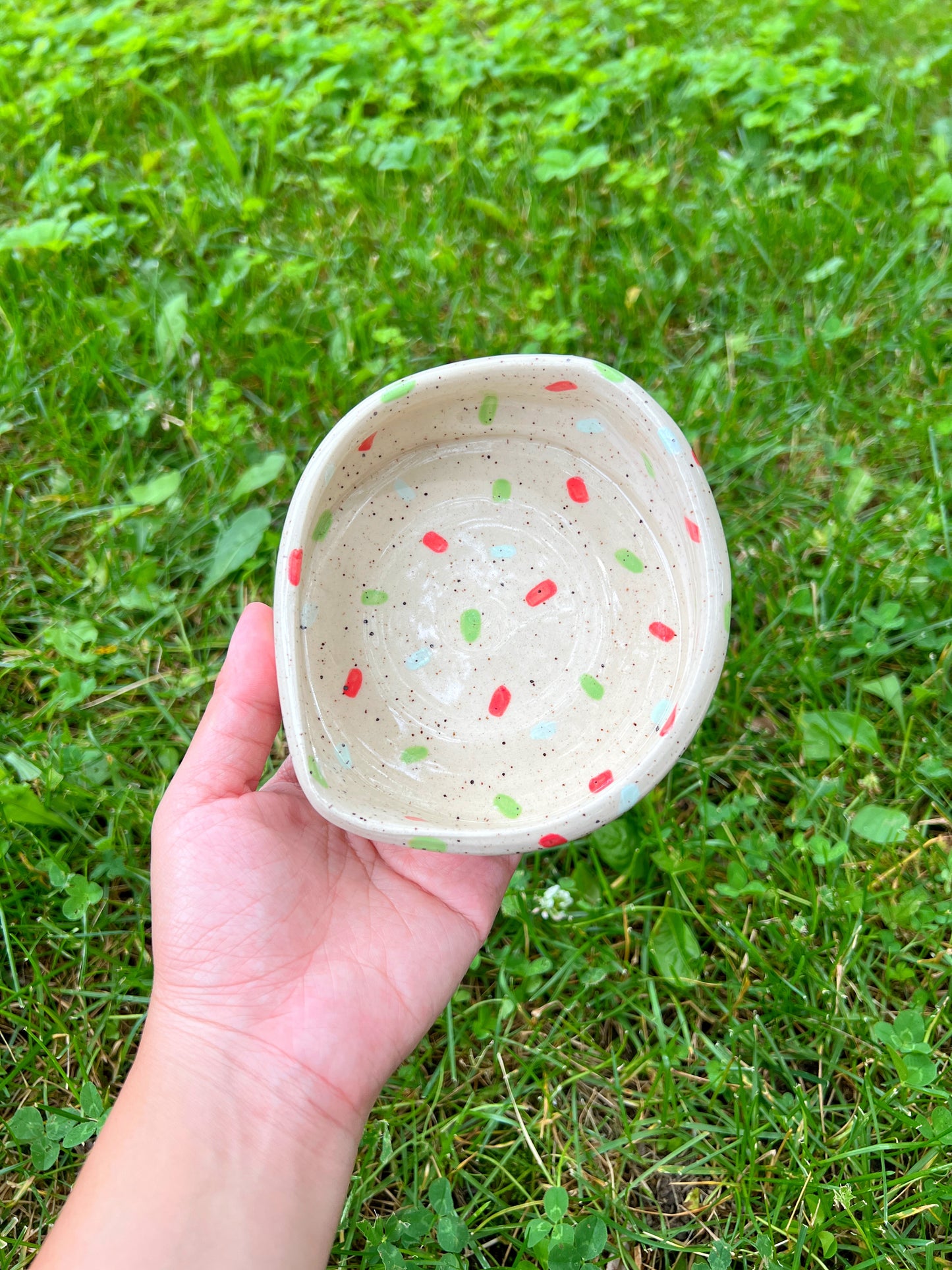 Guava Lime Confetti Bowl