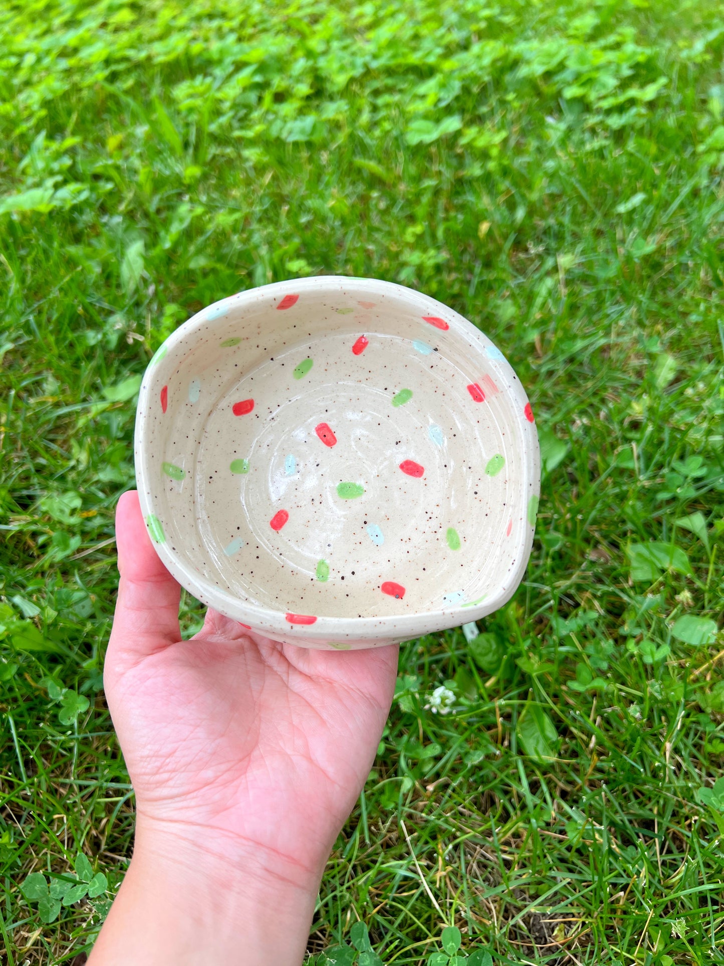 Guava Lime Confetti Bowl