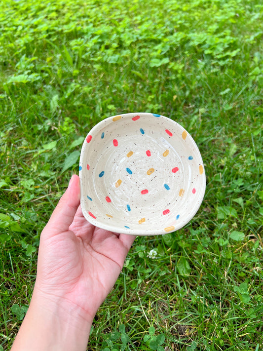 Frozen Slushie Confetti Bowl