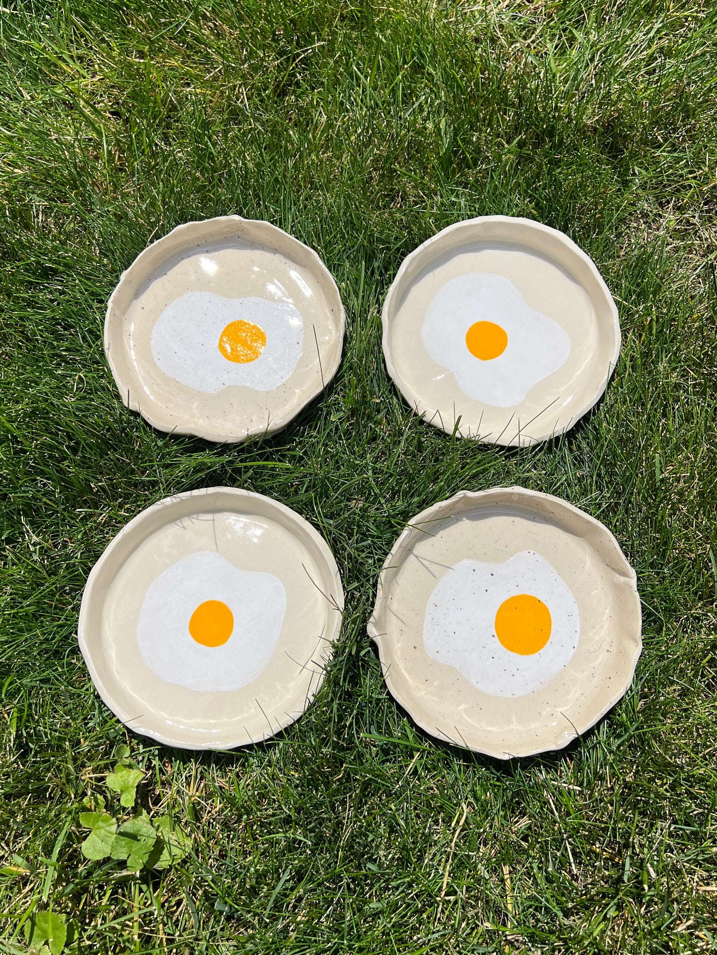 Sunny-Side Egg Plate