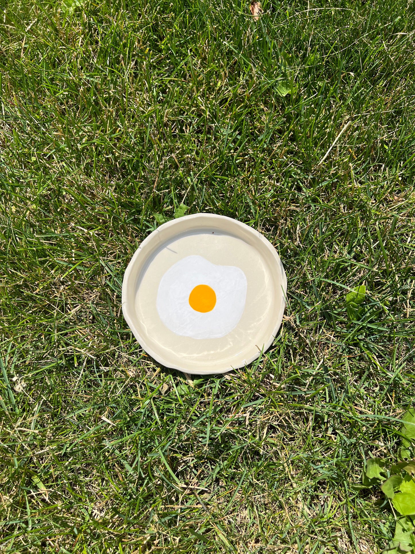 Sunny-Side Egg Plate