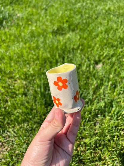 Flowery Shot Glasses