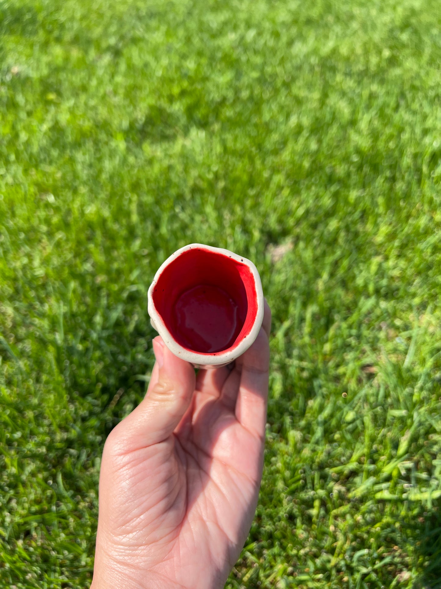 Flowery Shot Glasses