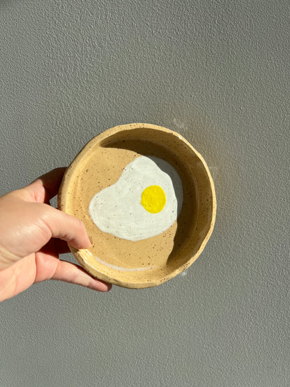 Speckled Sunny-Side Egg Plate