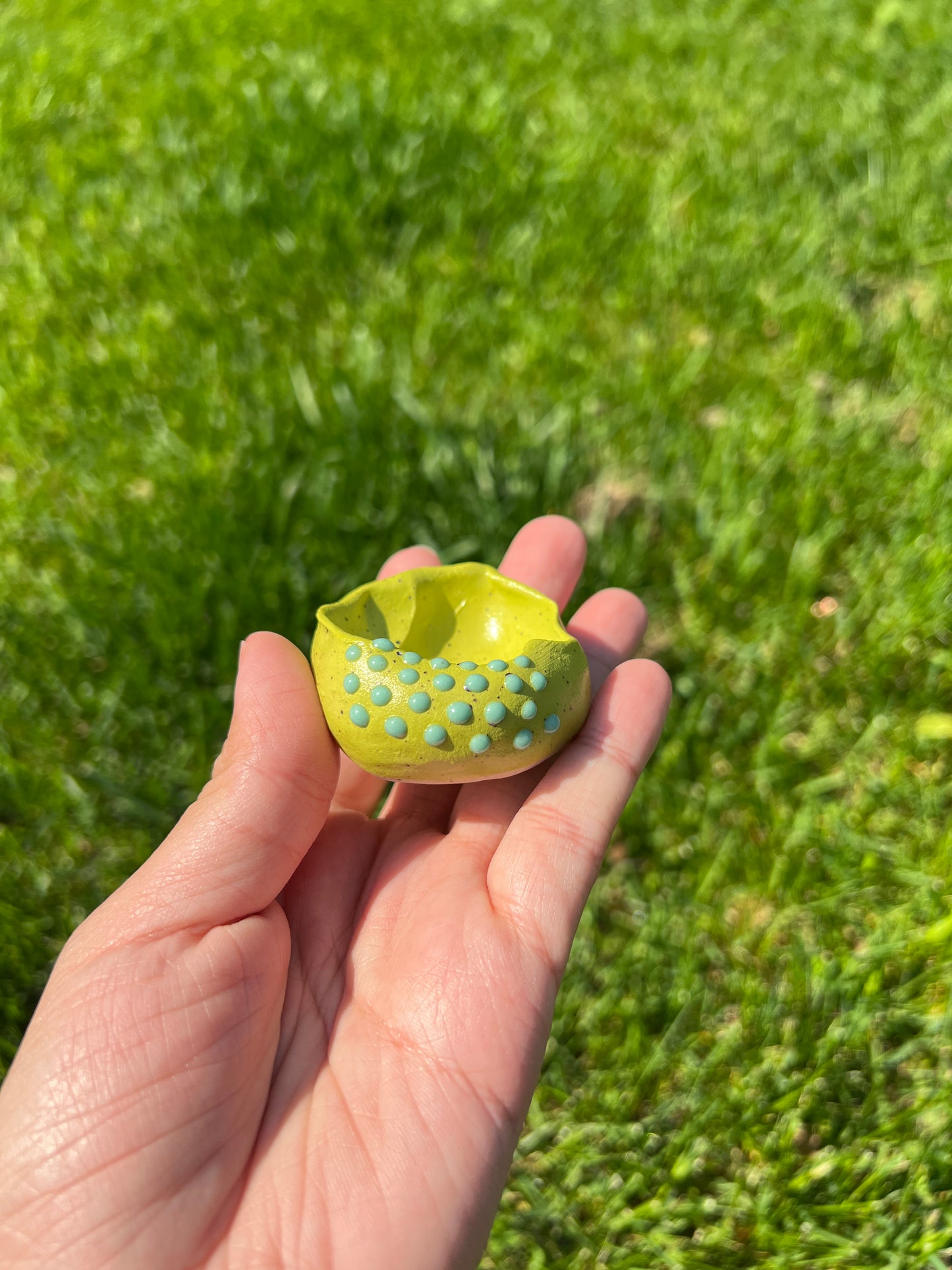 Mini Gloopy Stone Ring Dish