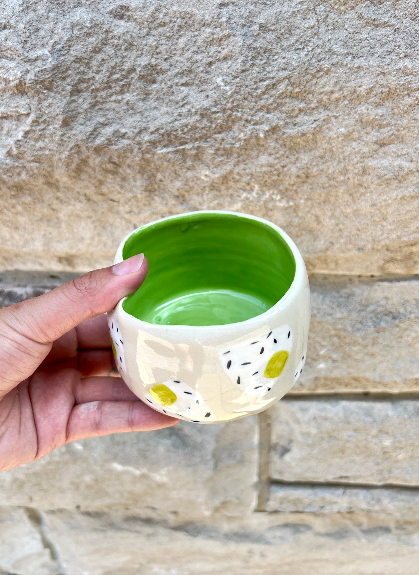 Seaweed Green Onigiri Matcha Bowl Cup