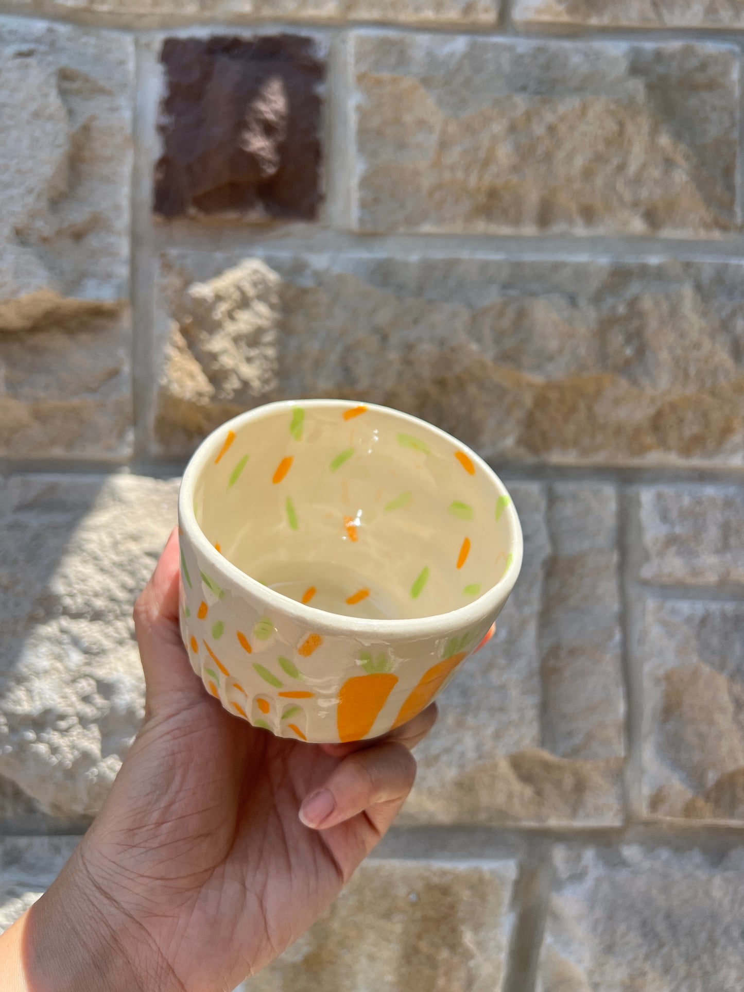 Carrot Sprinkle Cup