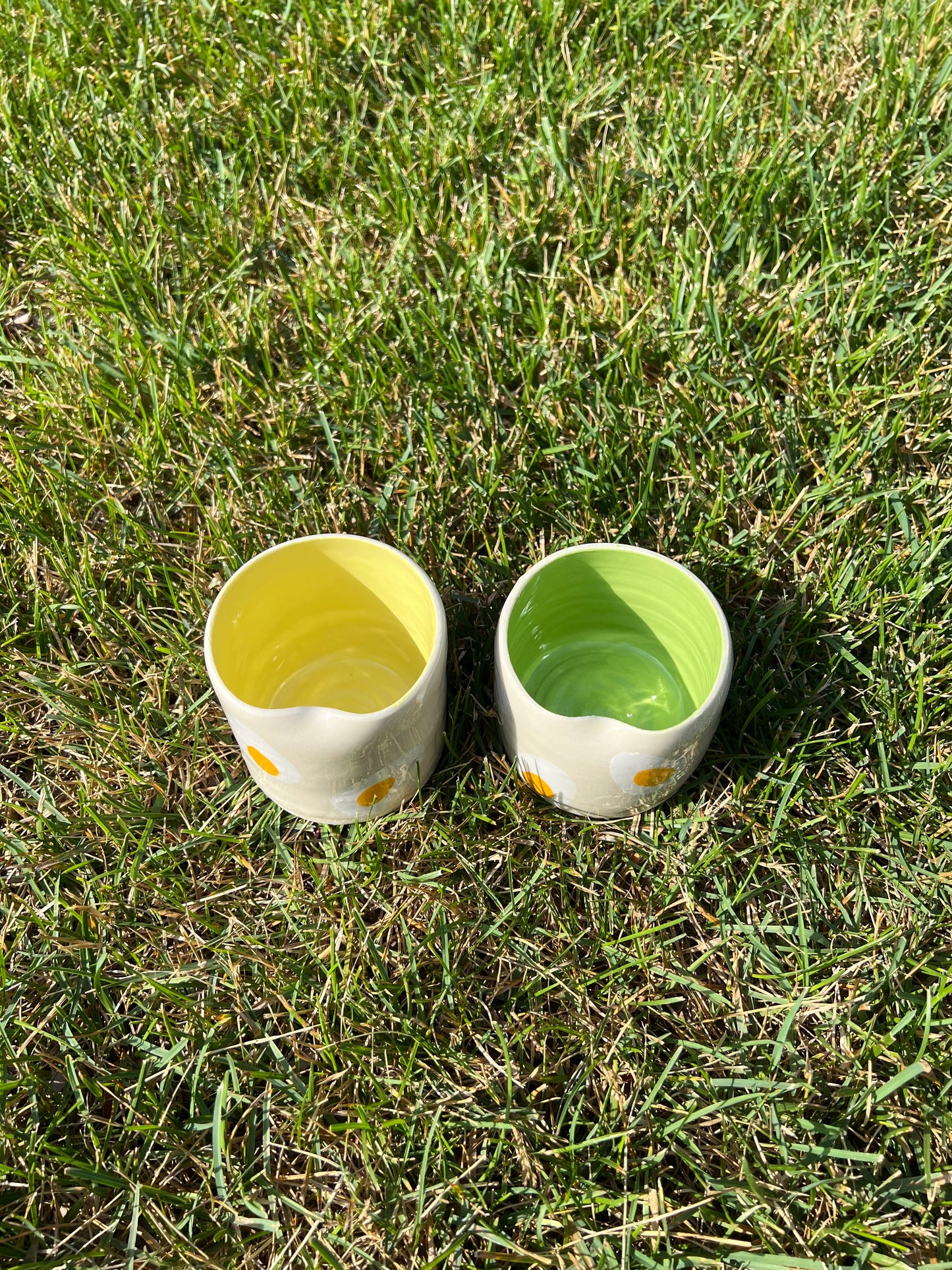 Yellow Eggie Cup With Lip