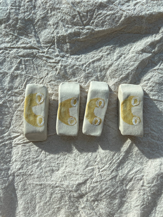 Macaroni Pasta Shell Ceramic Eraser