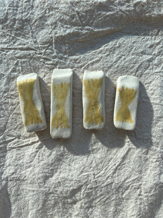Farfalle Pasta Shell Ceramic Eraser