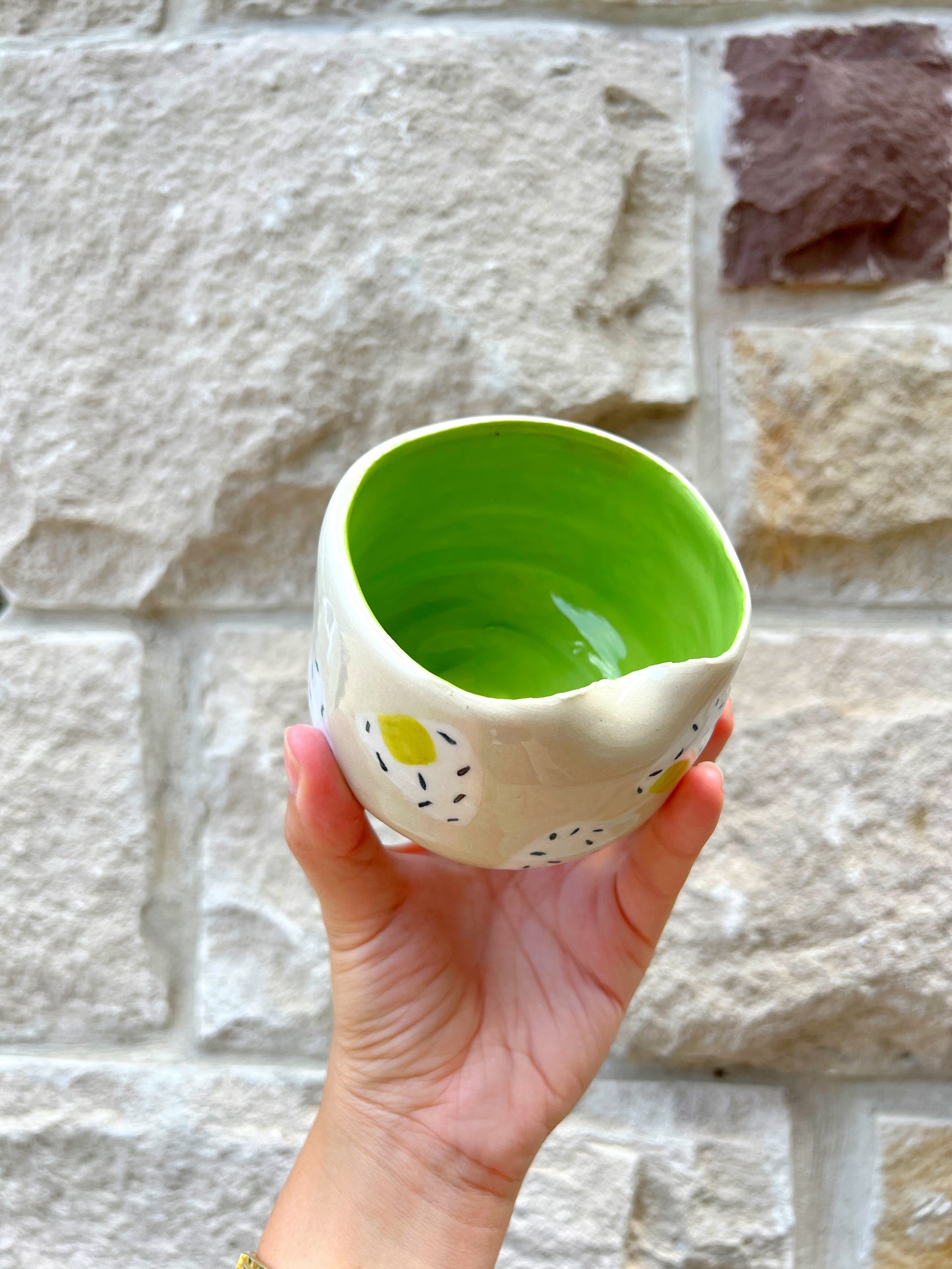 Seaweed Green Onigiri Matcha Bowl Cup