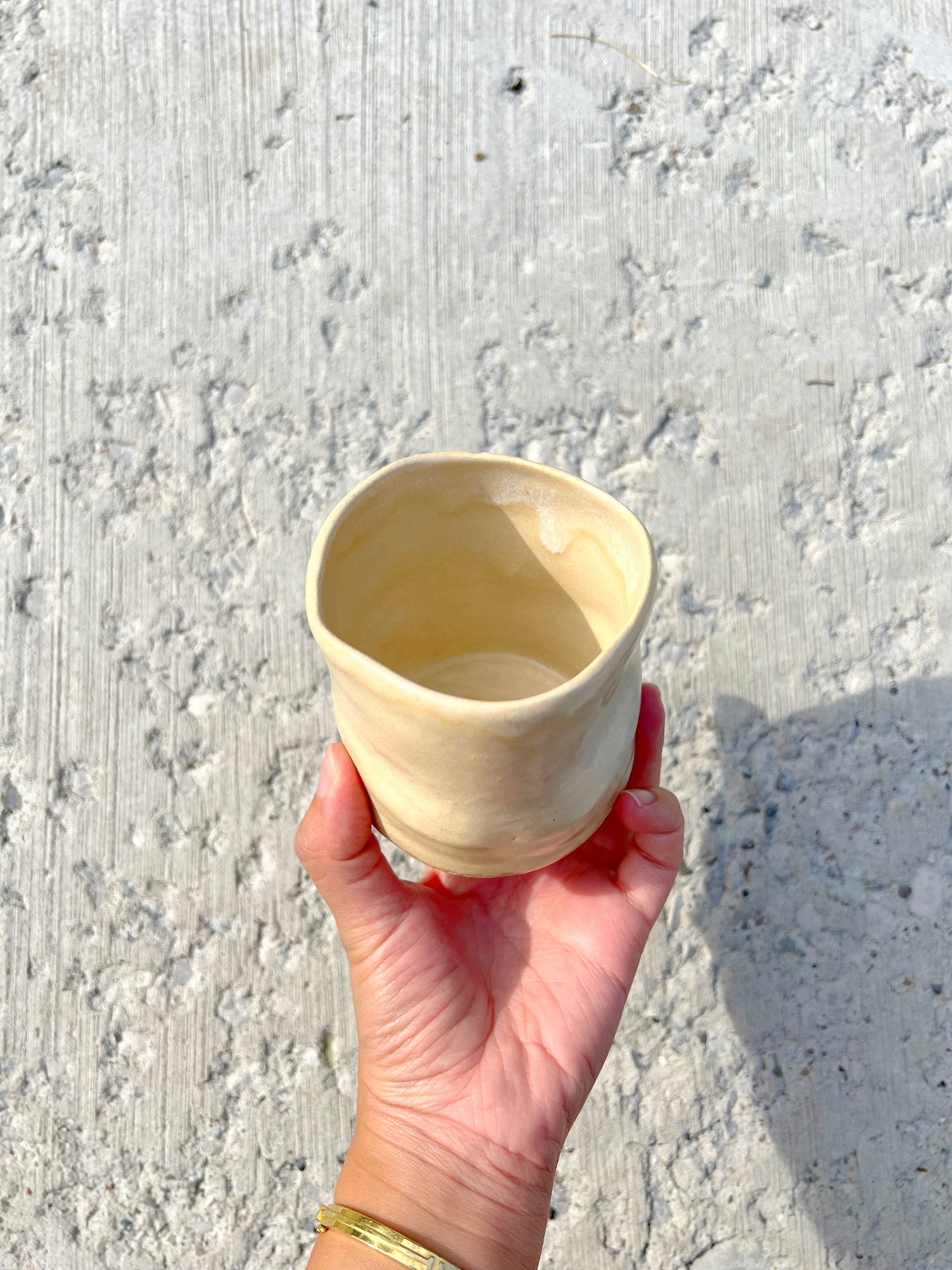 Wheat Wavy Cup