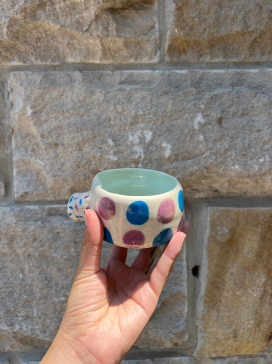 Blue & Purple Hump Cup Mug