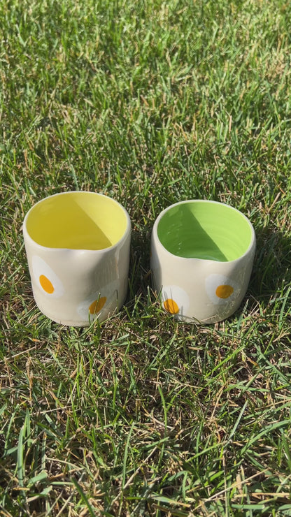 Yellow Eggie Cup With Lip