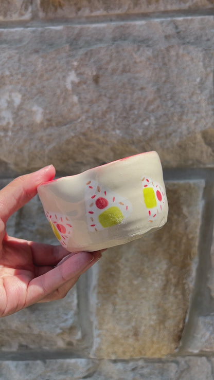 Pink Tuna Onigiri Matcha Bowl Cup