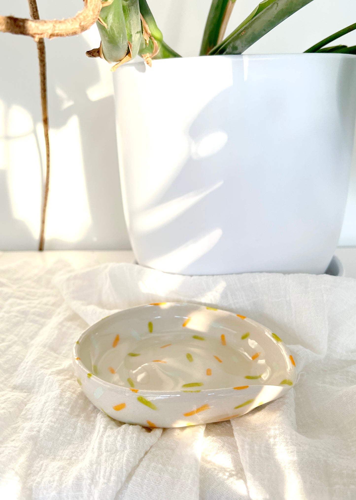 Orange & Lime Sprinkle Bowl