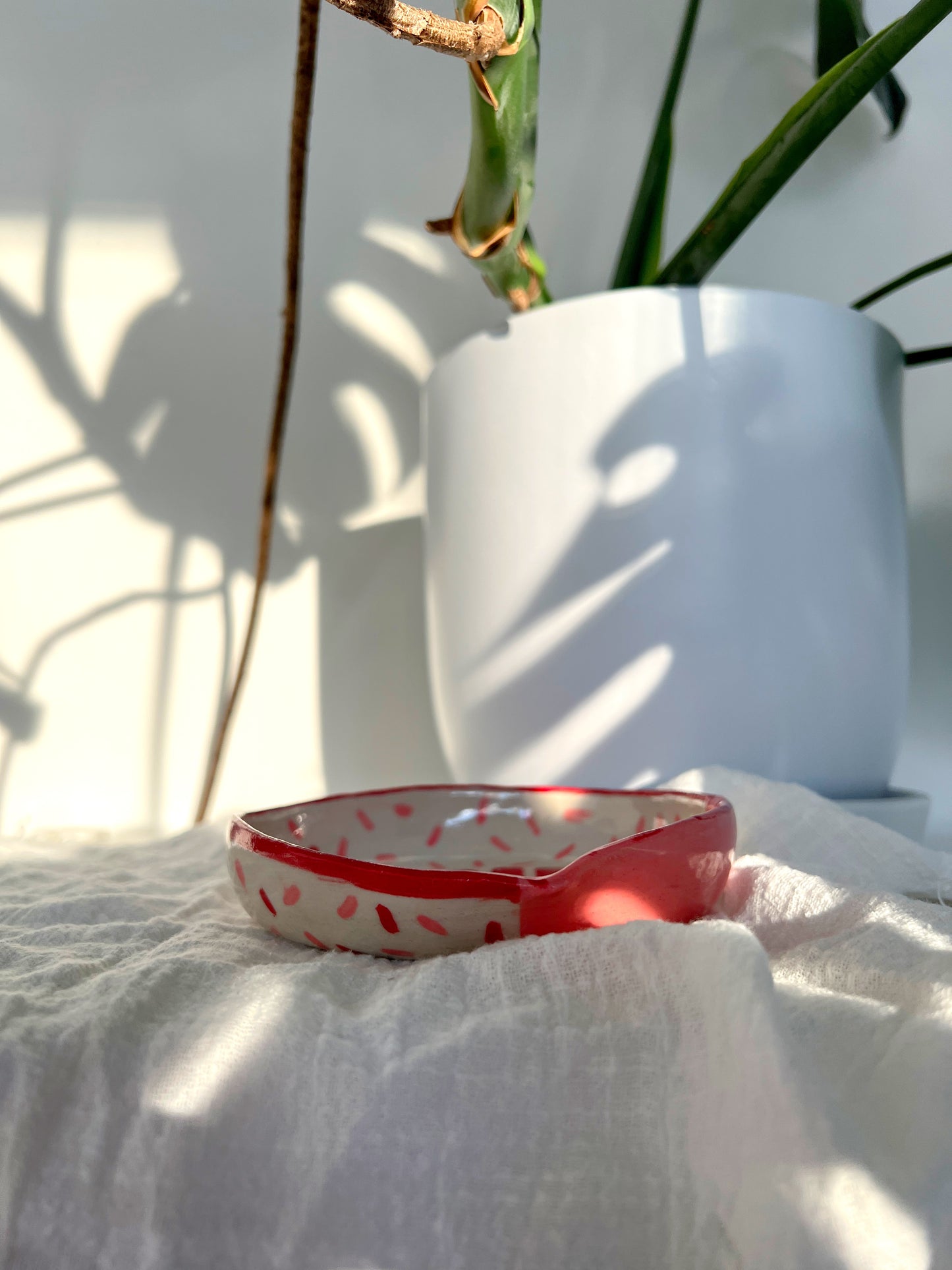 Red & Pink Velvet Sprinkle Bowl