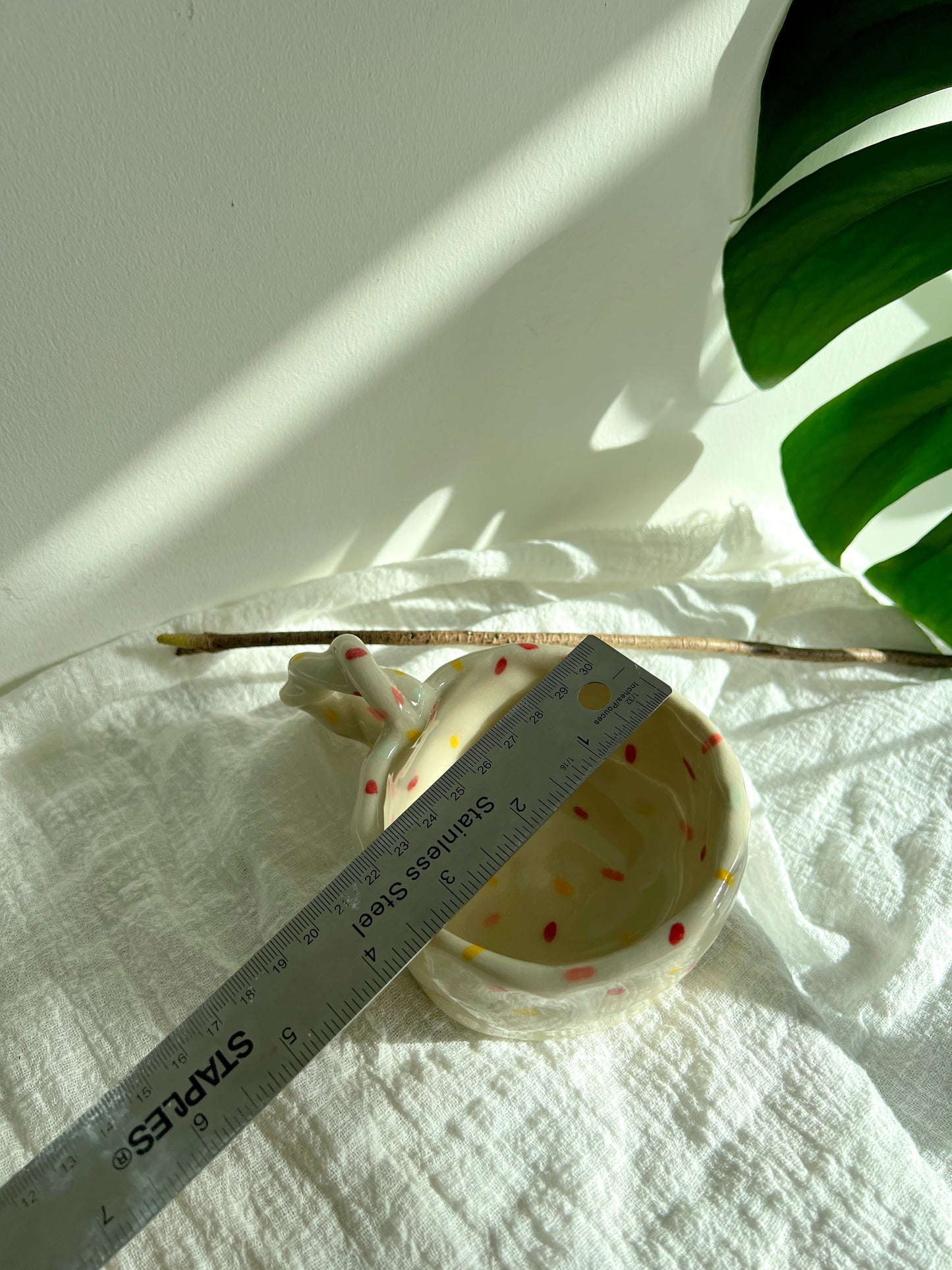 Red Pink Dandelion Sprinkle Mug