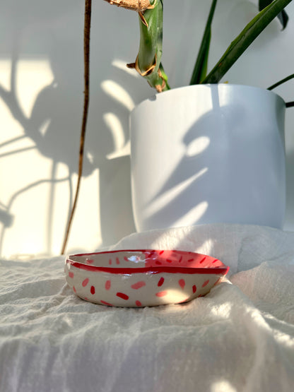 Red & Pink Velvet Sprinkle Bowl